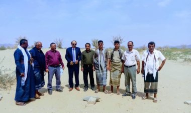 برعاية محافظ شبوة وبتمويل كويتي.. تسليم موقع مشروع تعزيز مياه مدينة نصاب