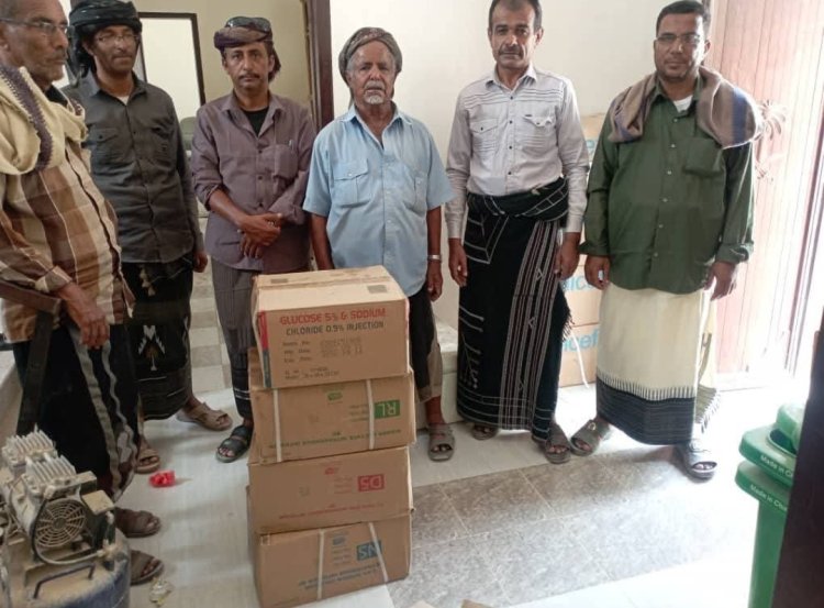 بدعم من الرئيس الزُبيدي.. تدشين توزيع المحاليل الوريدية بالمركز الصحي في الضليعة