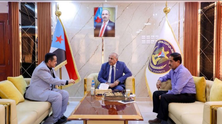 الكثيري يطّلع على سير العمل التنظيمي في انتقالي لحج والأوضاع العامة بالمحافظة