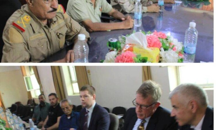 محافظ الضالع يستقبل وفد مكتب المبعوث الخاص للأمم المتحدة