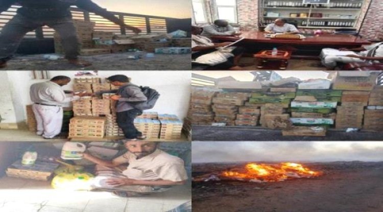 ضبط وإتلاف زبادي فاسد بكميات كبيرة في شبوة.