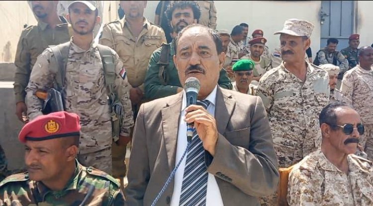 محافظ الضالع يُدشن المرحلة الثانية من العام التدريبي الجاري في معسكر الجربا