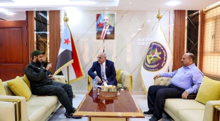 الكثيري يطّلع على الأوضاع الأمنية بمحافظة لحج