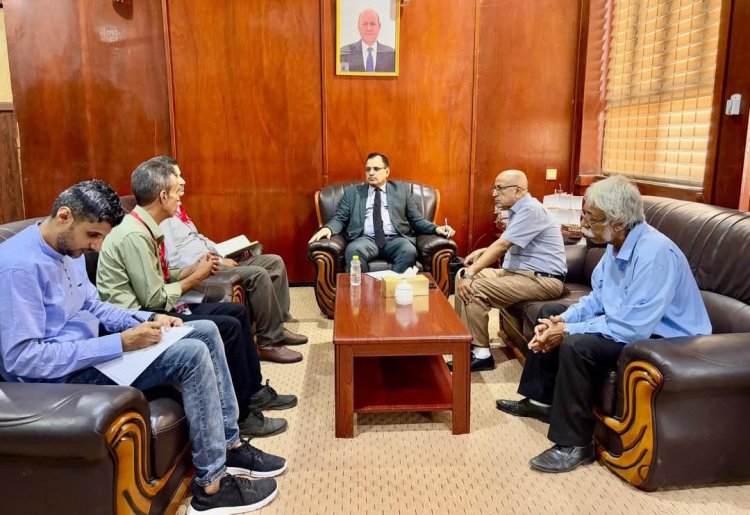 الوزير السقطري يبحث مع منظمة ميرسي كور أوجه التعاون المشترك