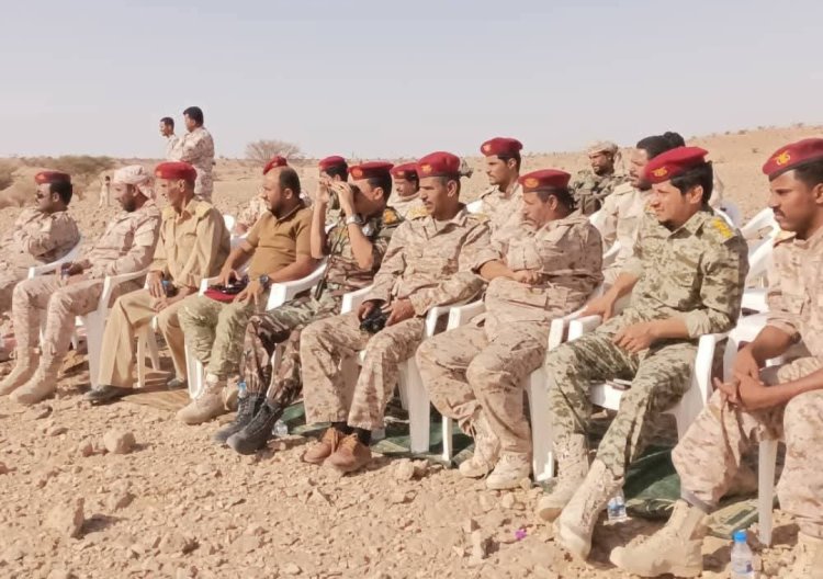 لواء شبام يدشن الفصل التدريبي الثاني بمشروع رماية قتالية بالذخيرة الحية