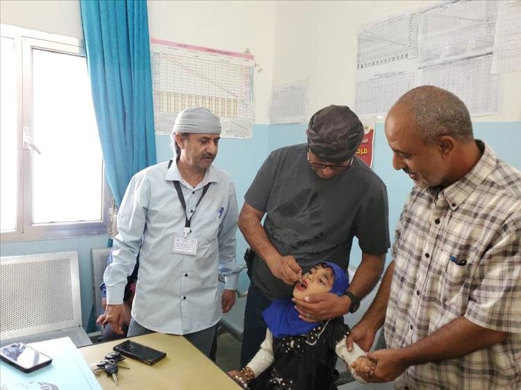 مديرية الشعيب تدشّن الحملة الوطنية الطارئة للتحصين ضد شلل الأطفال