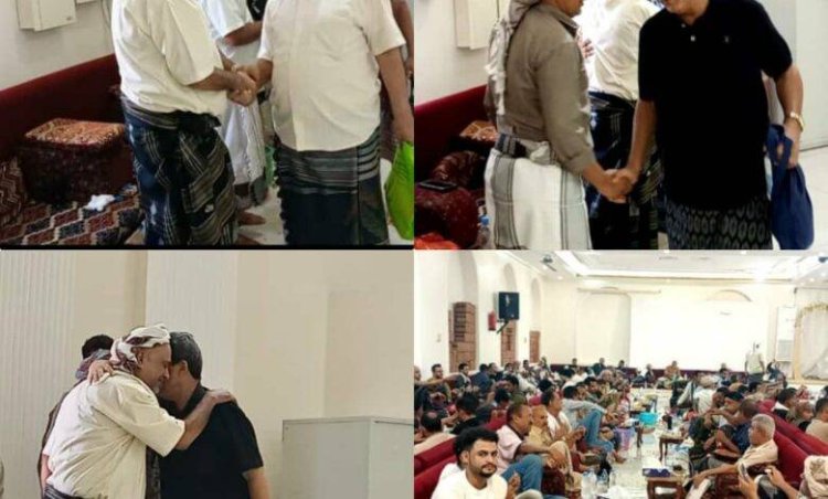 يتقدمهم محافظ الضالع… .قيادات سياسية وعسكرية تقدم واجب العزاء لأسرة الفقيد اللواء محمد محمد عسكر