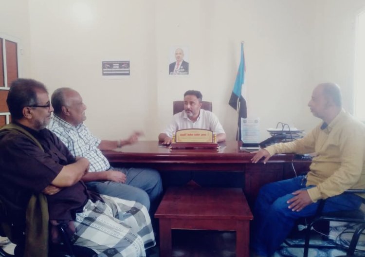 رئيس تنفيذية انتقالي أبين يلتقي مديري زنجبار والشباب والرياضة ويبحث أوضاع المديرية