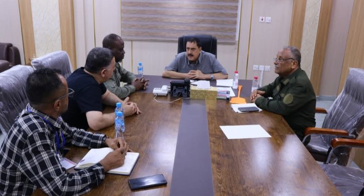 اللواء الشعيبي يلتقي ممثلي  مكتب الأمم المتحدة للأمن والسلامة الدولية في العاصمة عدن.