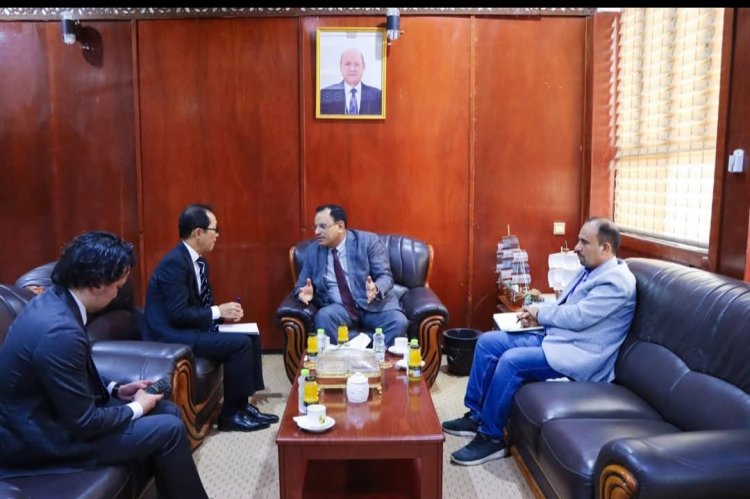 الوزير السقطري يبحث مع السفير الياباني مجالات التعاون الزراعي والسمكي