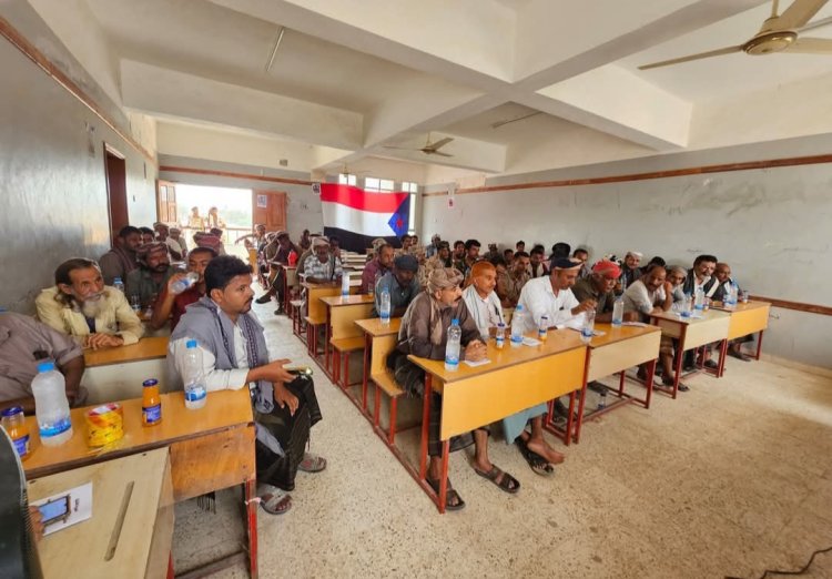 انتقالي رضوم يحيي حفلاً تأبين الفقيد سالم عوض قسيبة