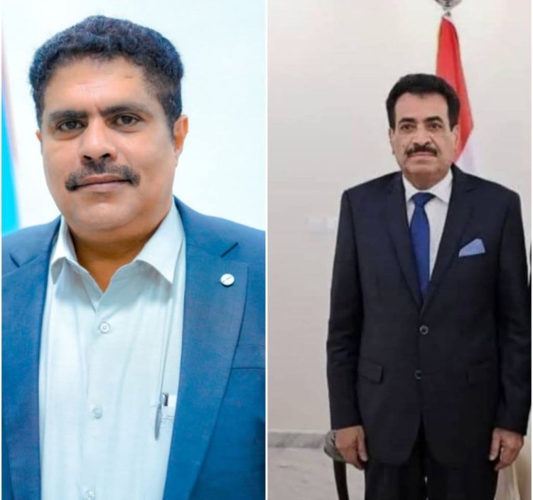 العميد المحمدي يهنئ السفير سالم بلفقيه بمناسبة تعيينه سفيراً لدى جمهورية إندونيسيا