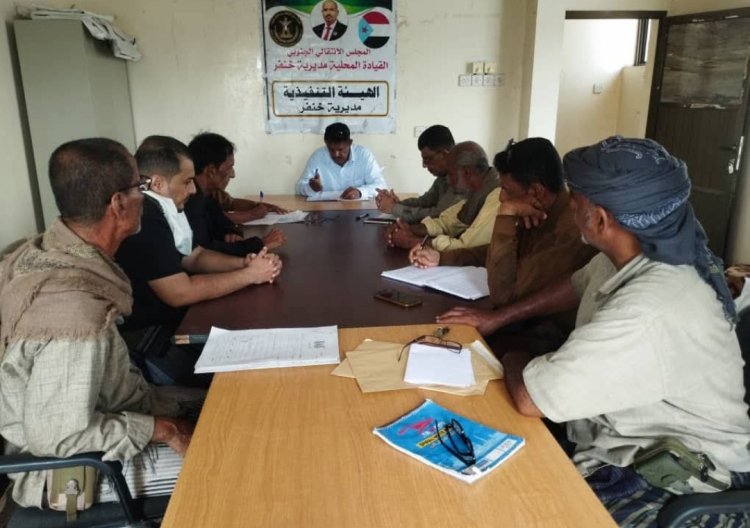 تنفيذية انتقالي خنفر تعقد اجتماعها الدوري لشهر يوليو