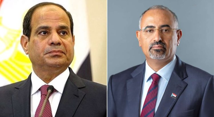 الرئيس الزُبيدي يُهنئ الرئيس المصري عبدالفتاح السيسي بمناسبة الذكرى الـ73 لثورة 23 يوليو