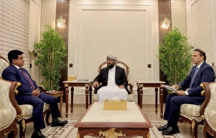 ‏المحرّمي يبحث مع الوزير الشماسي خطط تطوير قطاع النفط والغاز وتأمين الإمدادات