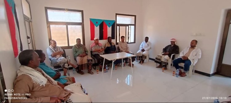 انتقالي ساه يتفقد الوحدة الصحية بمنطقة الضبيعة