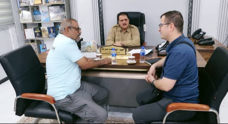 العميد ابو بكر جبر يلتقي وفد من منظمة سمارتيان الأمريكية الدولية.