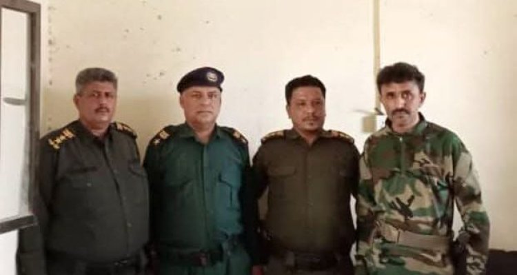 أبين: استلام وتسليم إدارة أمن مديرية لودر بين العوسجي والدماني بحضور قيادات أمنية