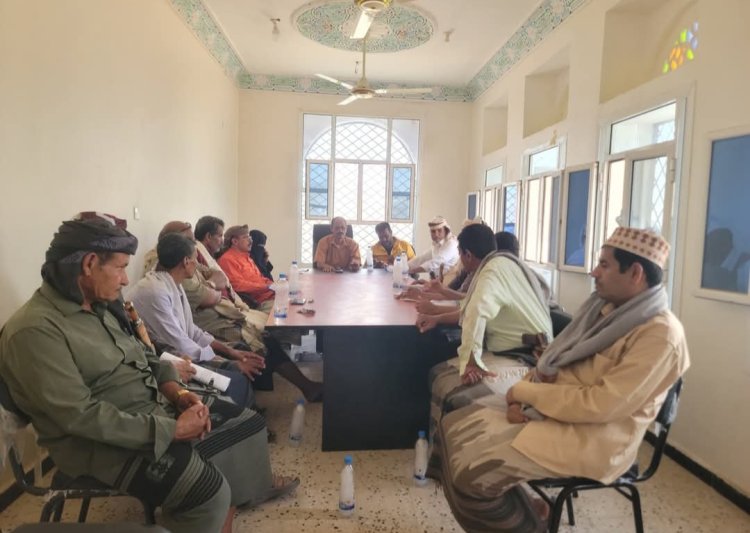 المكتب التنفيذي بمديرية نصاب يعقد اجتماعه الاعتيادي لشهر يوليو ويواصل تنسيق جهود تحسين مستوى الخدمات