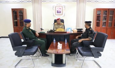 اللواء بارجاش يلتقي قيادات أمنية لمناقشة الانتشار الأمني والعسكري بساحل حضرموت