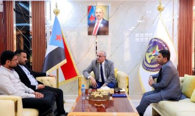 الكثيري يطّلع على أنشطة وبرامج مركز مداد حضرموت للأبحاث والدراسات الاستراتيجية