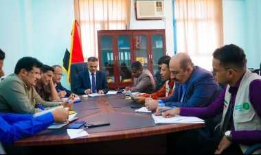 السلطة المحلية بحضرموت تبحث مع العون المباشر أولويات واحتياجات المحافظة للعام 2026م