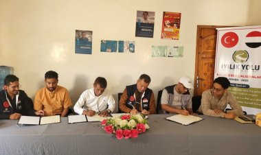 التوقيع على مشروع ترميم الوحدة الصحية بعيص خرد بالشحر بتمويل من جمعية طريق الخير تنفيذ مؤسسة روح الصحية