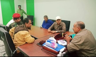 انتقالي أبين يتفقد مستشفى الرازي بمدينة جعار