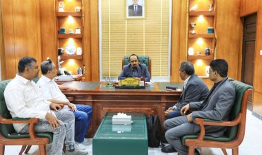 محافظ حضرموت يلتقي قيادة شركة "بترومسيلة" ويؤكد أهمية الحفاظ على الشركة ككيان وطني