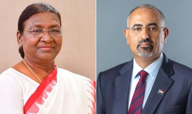 الرئيس الزُبيدي يهنئ رئيسة الهند بمناسبة ذكرى استقلال بلادها