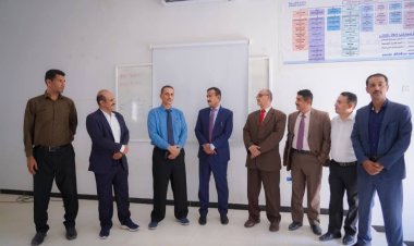 محافظ شبوة ورئيس الجامعة يدشنان المرحلة الثانية من امتحانات المفاضلة في جامعة شبوة