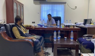 رئيس تنفيذية انتقالي حبان يزور مصنع مياه حبان المعدنية