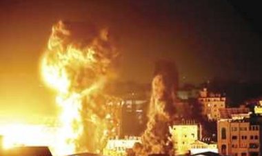 غارات إسرائيلية مكثفة على غزة