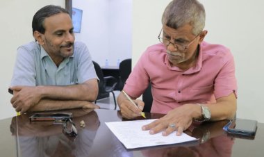 توقيع اتفاقية مشروع حفر بئر بعمق 50 متر بمنطقة العيص بمديرية الشحر