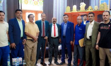 فريق التوجيه والرقابة الرئاسي يلتقي محافظ محافظة شبوة