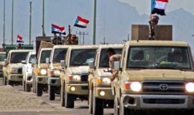 تعزيزات عسكرية من قوات الحزام الأمني تصل لودر لتأمين جبهة ثرة وصد أي تحرك حوثي