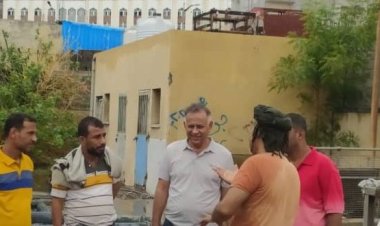 الجاوي يتفقد عمل المضخة المركزية للصرف الصحي وشفط مياه الأمطار بالمعلا