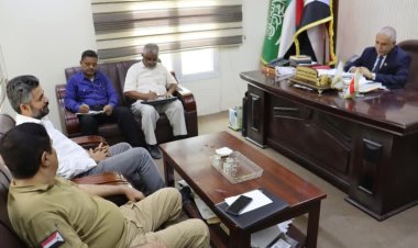 فريق التوجيه والرقابة الرئاسي يناقش جهود مكتب وزارة الزراعة بساحل حضرموت