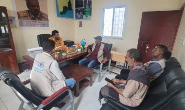 المغربي يطّلع على برنامج عمل فريق المسح التابع لجمعية الوصول الإنساني في مديرية الملاح