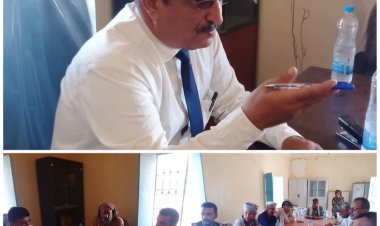 المكتب التنفيذي بمديرية الروضة يعقد دورته الثامنة ويسلط الضوء على المشاريع التنموية والخدمية