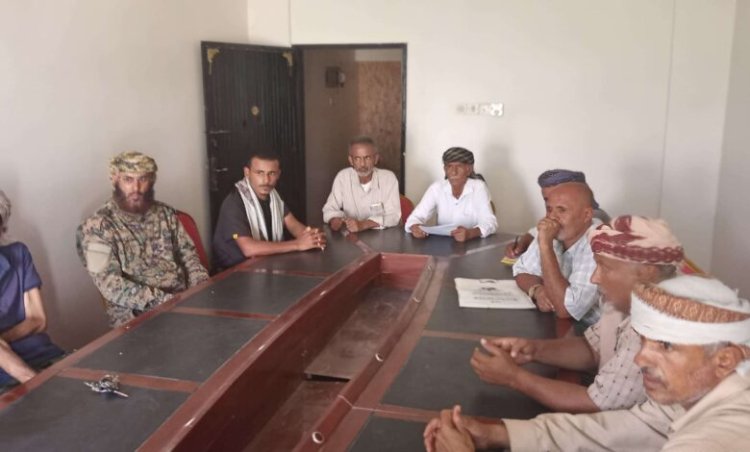 قيادة انتقالي مودية تناقش ضبط أسعار السوق مع السلطة المحلية والأجهزة الأمنية بالمديرية