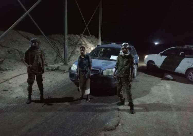 حزام ساحل أبين يستعيد سيارة عقب ساعات من سرقتها من الخط الدولي العام