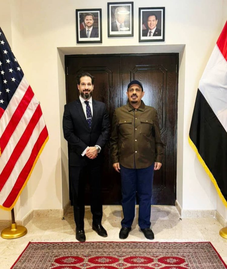 محافظ حضرموت يبحث مع القائم بأعمال سفير الولايات المتحدة لدى بلادنا سبل تعزيز التعاون الأمني ودعم الخدمات