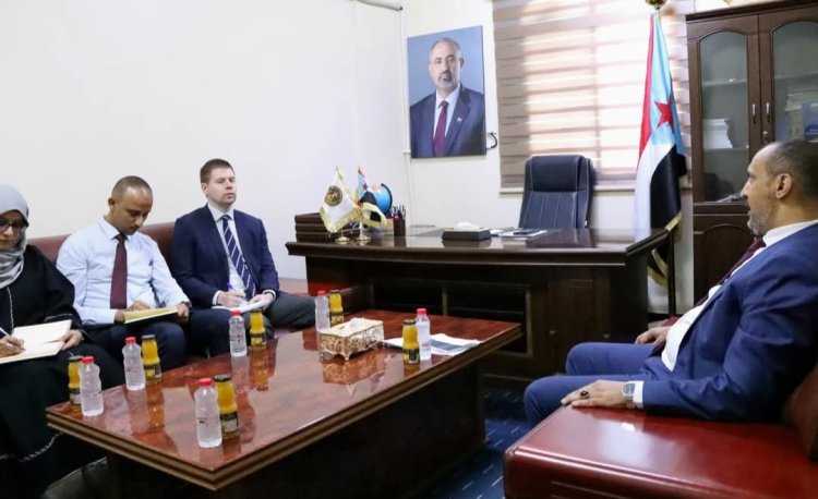 الشرفي يبحث مع مكتب المبعوث الأممي المستجدات السياسية والاقتصادية وجهود دعم الاستقرار