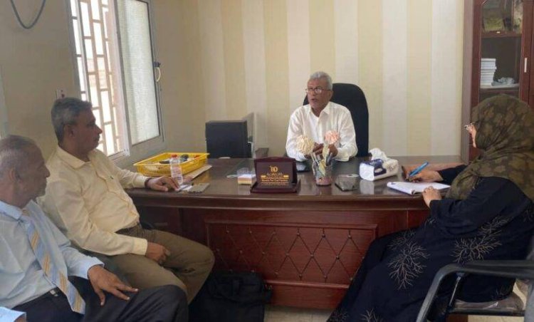 مجلس المستشارين يزور كلية التربية البدنية بجامعة عدن