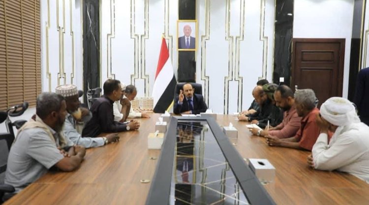 محافظ حضرموت يرحب بتوصيات اللجنة المجتمعية ويثمن دورها في المساهمة إلى جانب الجهات المختصة للإشراف على ملف وقود محطات التوليد