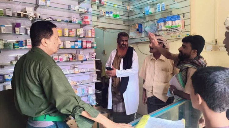 انتقالي أحور ينفذ حملة رقابية على العيادات الطبية والصيدليات بالمديرية