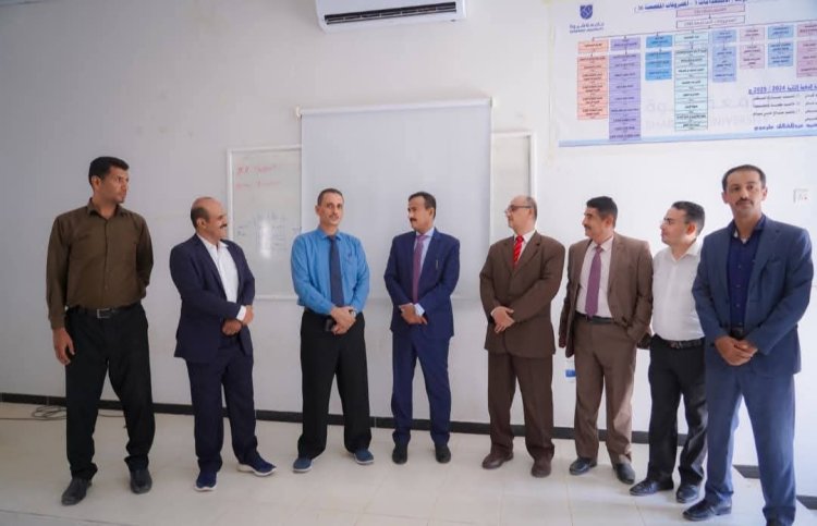 محافظ شبوة ورئيس الجامعة يدشنان المرحلة الثانية من امتحانات المفاضلة في جامعة شبوة