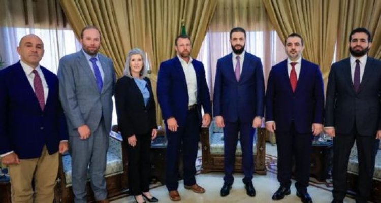 الشرع يستقبل وفدا من الكونجرس الأمريكي في دمشق