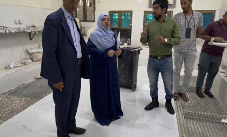 اللجنة الاستشارية لشؤون الصحة والسكان والبيئة بمجلس المستشارين تطلع على عمل مركز الأطراف الصناعية والعلاج الطبيعي بالعاصمة عدن